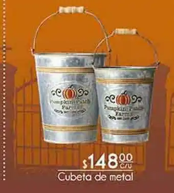Fresko Cubeta de metal oferta
