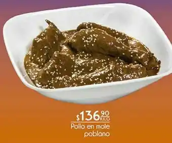 Pollo en mole poblano kg