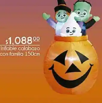 Fresko Inflable calabaza con familia 150cm oferta