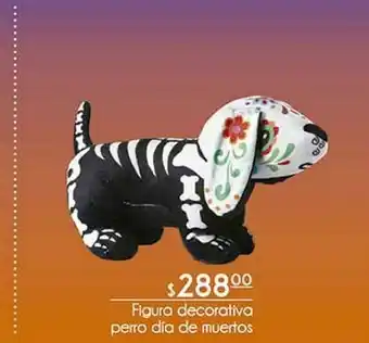 Fresko Figura decorativa perro día de muertos oferta