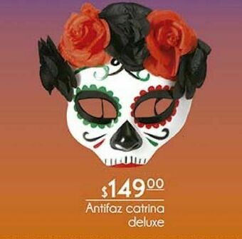 Fresko Antifaz catrina deluxe oferta
