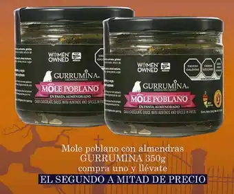 Mole poblano con almendras gurrumina 350g