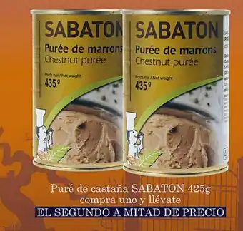 Puré de castaña sabaton 425g