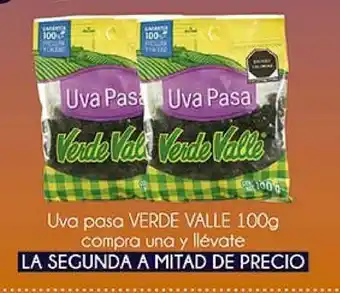 Uva pasa verde valle