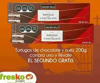 Fresko Tortugas de chocolate y nuez 200g oferta