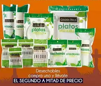Fresko Desechables golden hills oferta