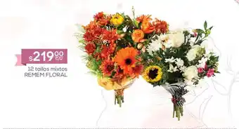 Fresko Remem floral - 12 tallos mixtos oferta