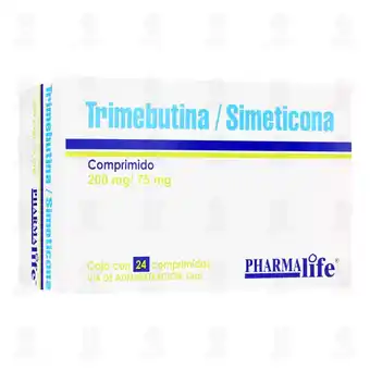 Farmacias Guadalajara Trimebutina, Simeticona 200mg/75mg, 24 Comprimidos Pharmalife oferta