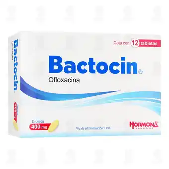 Farmacias Guadalajara Bactocin 400 mg, 12 Tabletas oferta