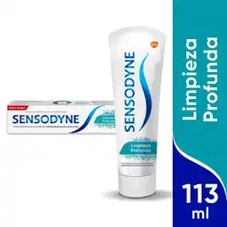 Farmacias YZA SENSODYNE LIMPIEZA PROFUNDA CREMA DENTAL 113G 1 PZA oferta