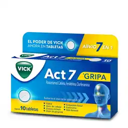 Farmacias YZA Act 7 500Mg/5Mg/4Mg/25Mg 10 Tabs oferta