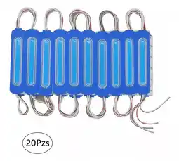 Mercado Libre 20 Modulos 9 Led Cob Plasma Encapsulado Reforzado Colores oferta
