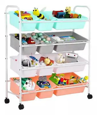 Mercado Libre Juguetero Jumbo Organizador 12 Espacio Multicolor Para Niños oferta