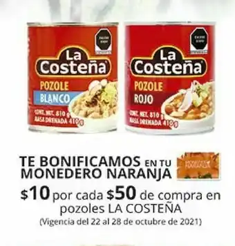 La Comer Alimentos enlatados la costeña oferta