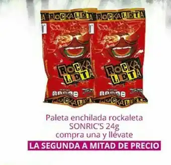 La Comer Paletas rockaleta oferta