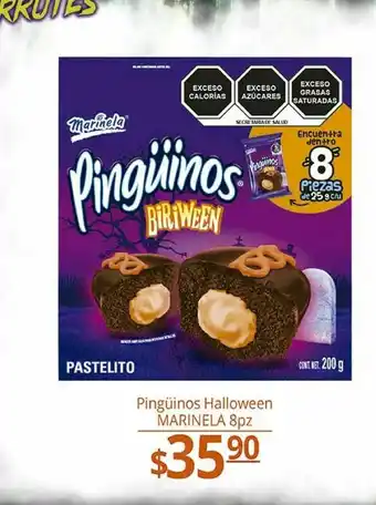 Pastelitos marinela pinguinos