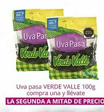 La Comer Pasas verde valle oferta