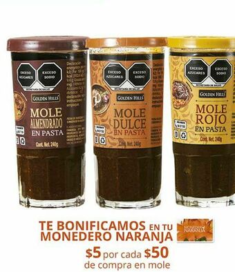 La Comer Mole golden hills oferta