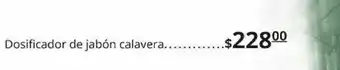 La Comer Dosificador de jabón calavera oferta
