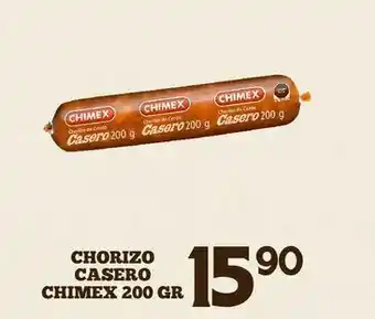 Alsuper Chorizo chimex 200 gr oferta