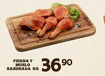 Alsuper Pierna y muslo de pollo sazonada oferta