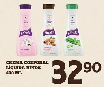 Alsuper Crema corporal hinds 400ml oferta