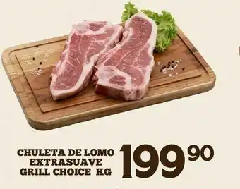 Alsuper Chuletas de lomo extrasuave grill choice kg oferta