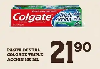 Alsuper Pasta de dientes colgate triple acción 100ml oferta