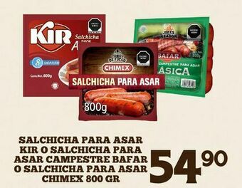 Alsuper Salchichas kir para asar oferta