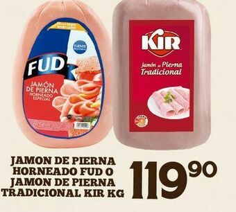 Alsuper Jamón de pierna fud kg oferta