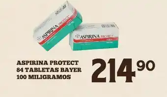 Medicamentos aspirina protect 84 tabletas