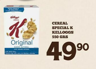 Alsuper Cereal special k kellogg's 550g oferta