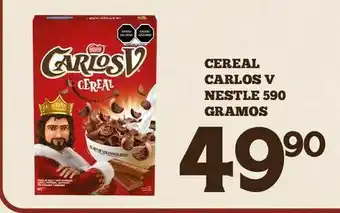 Alsuper Cereal carlos v nestlé 590g oferta