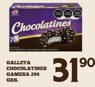 Alsuper Galleta chocolatines gamesa oferta