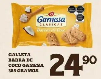 Alsuper Galleta barra de coco gamesa oferta