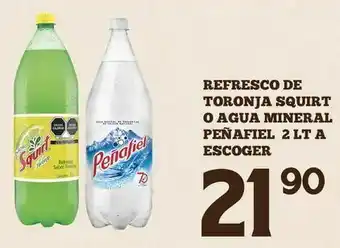 Refrescos squirt 2 litros