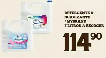 Alsuper Detergente o suavizante mybrand 7 litros oferta