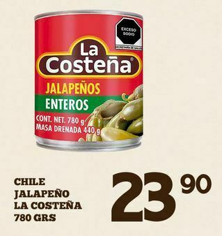 Alsuper Chile jalapeño la costeña oferta