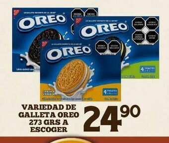 Alsuper Variedad de galletas oreo oferta