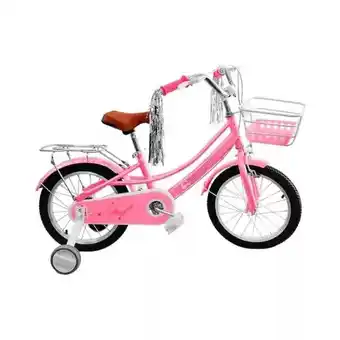 Bicicleta Infantil Para Niña Rodada 16 Con Ruedas Auxiliares