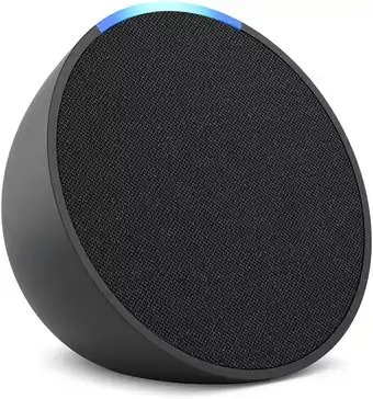 Mercado Libre Amazon Echo Pop C2H4R9 con asistente virtual Alexa color charcoal 110V/220V oferta