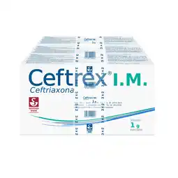 Farmacias YZA Ceftrex Sol Iny Tripack 1G 1 Amp X 3.5Ml oferta