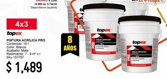 Sodimac Homecenter Pintura acrílica 19 l blanca oferta