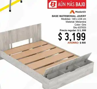 Cama matrimonial  javert