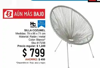 Sodimac Homecenter Silla cozumel blanca oferta