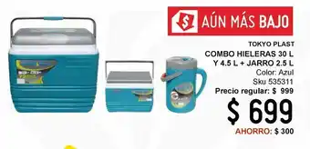 Combo nevera 30+4,5 l y jarro 2,5 l