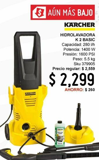 Sodimac Homecenter Hidrolavadora k2 universal oferta