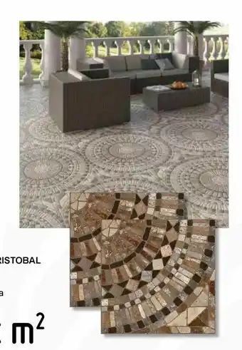 Sodimac Homecenter Piso 33x33 san cristobal café 1.76 oferta