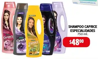 Farmacias Guadalajara SHAMPOO CAPRICE ESPECIALIDADES 750ml oferta