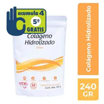 Farmacia San Pablo NTX Colágeno Hidrolizado Polvo Auxiliar en huesos, articulaciones, uñas y cabello oferta
